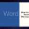 How To Create A Receipts In Microsoft Word In Invoice Template Word 2010