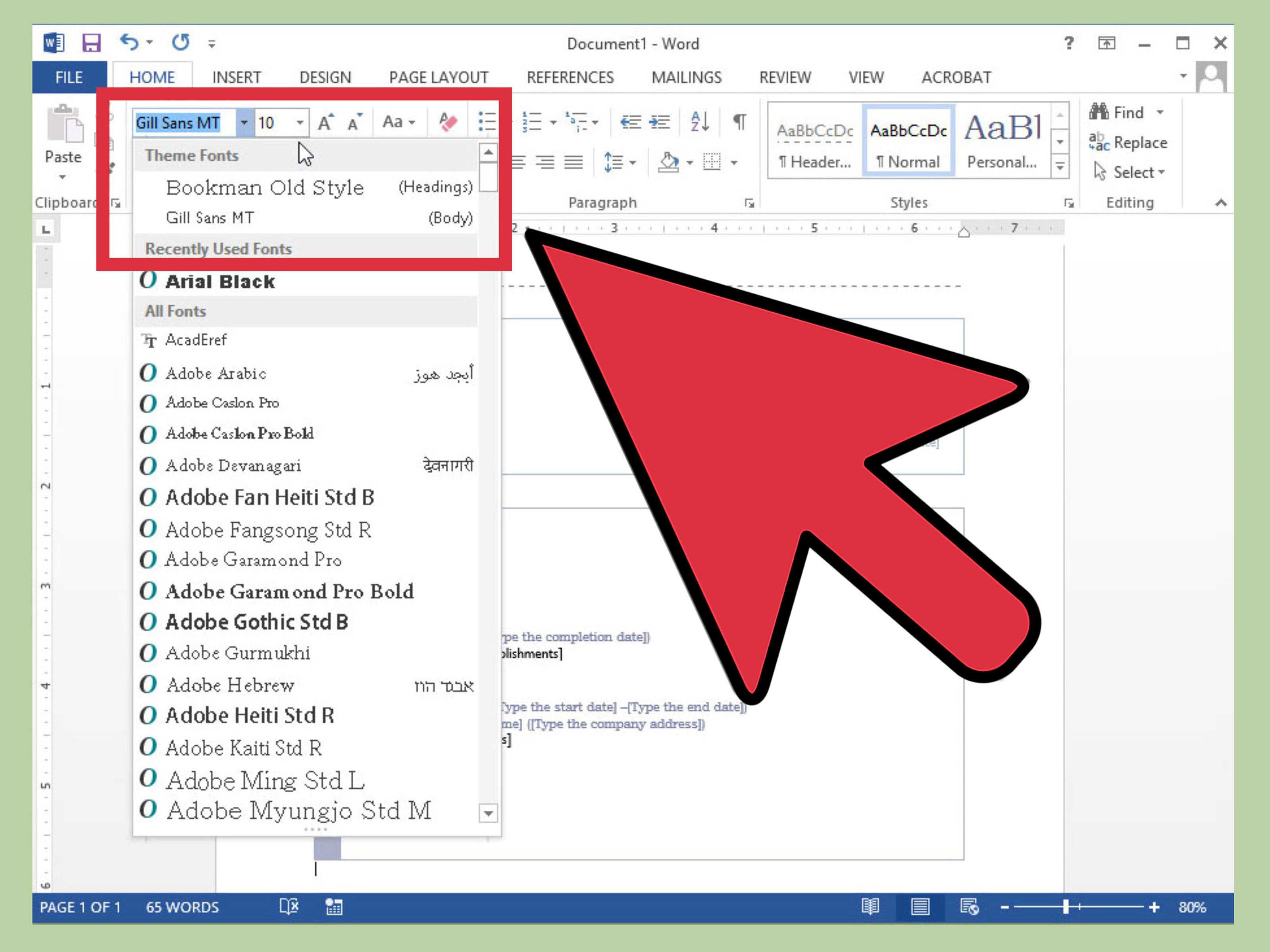 How To Create A Resume In Microsoft Word (With 3 Sample Pertaining To Creating Word Templates 2013