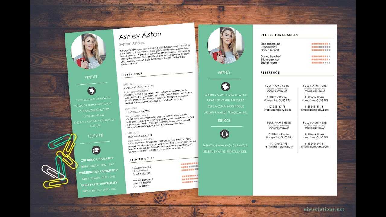 How To Create Cv/ Resume In Ms Word With How To Create A Cv Template In Word
