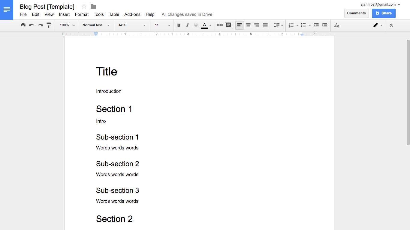 How To Create Effective Document Templates For Google Word Document Templates