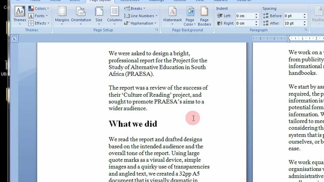 How To Create Printable Booklets In Microsoft Word 2007 & 2010 Stepstep  Tutorial With Regard To Booklet Template Microsoft Word 2007