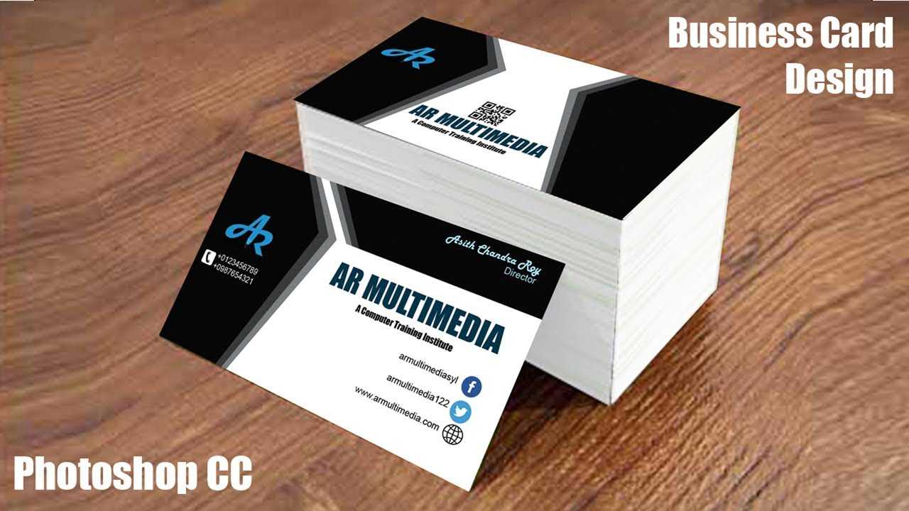 How To Design Business Card In Adobe Photoshop Cc|Graphic Design Business  Cards|Mockup Design With Regard To Create Business Card Template Photoshop