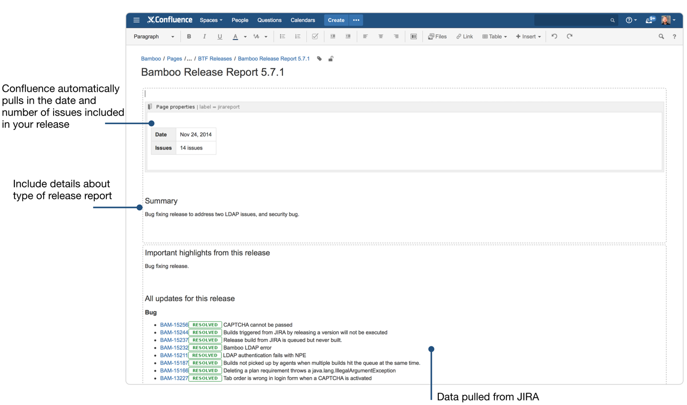 How To Document Releases And Share Release Notes – Atlassian With Regard To Software Release Notes Template Word