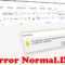 How To Fix Word Error Normal.dot "word Cannot Save Or Create This File" With Regard To Word Cannot Open This Document Template