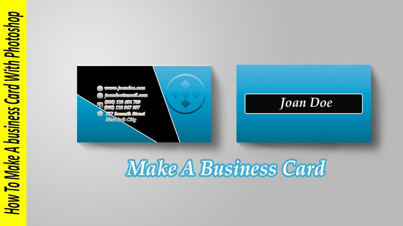 How To Make A Business Card In Photoshop With Regard To Photoshop Cs6 Business Card Template