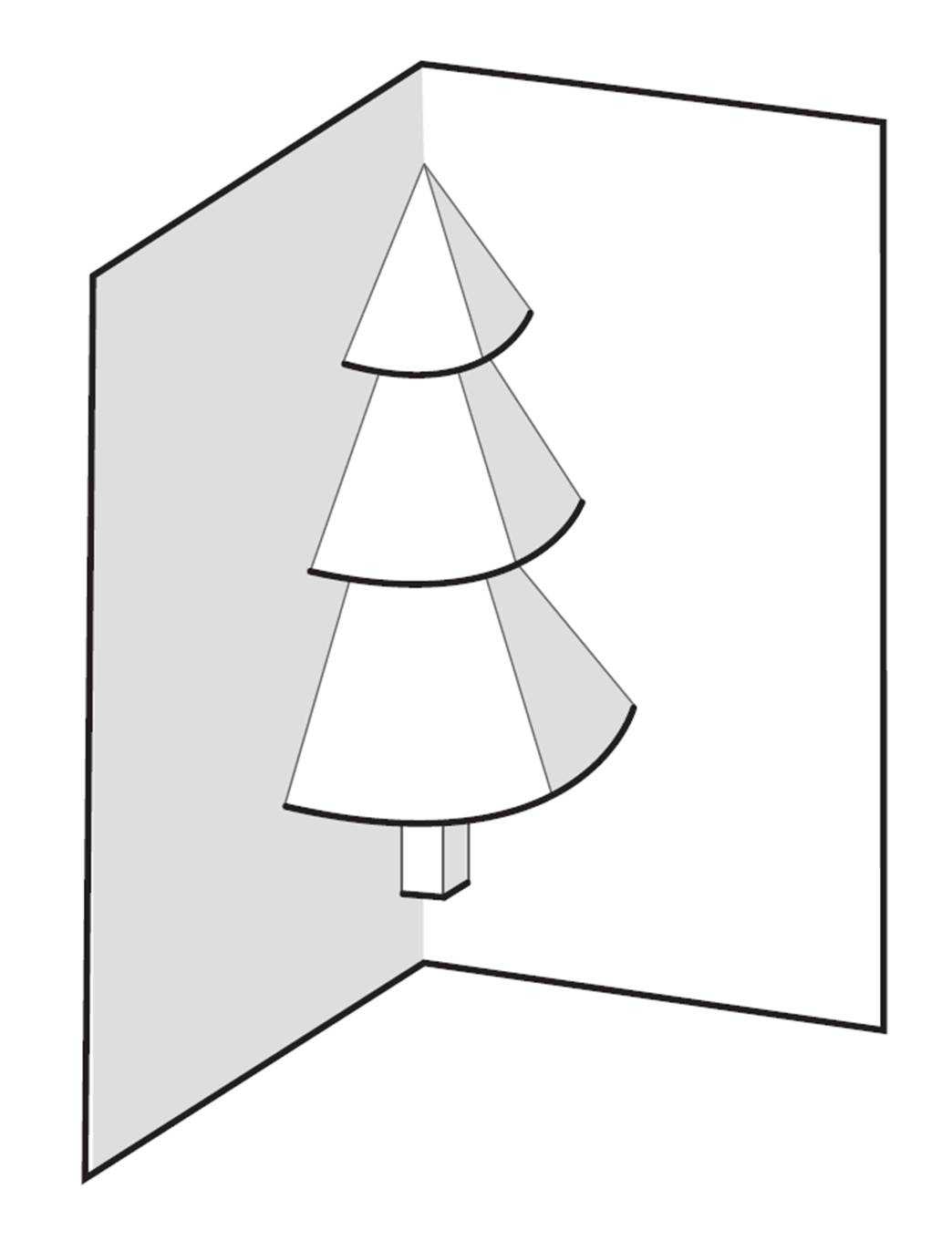 How To Make A Pop Up Christmas Tree Card: 6 Steps Intended For Pop Up Tree Card Template