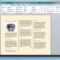 How To Make A Tri Fold Brochure In Microsoft® Word 2007 For Office Word Brochure Template