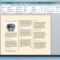 How To Make A Tri Fold Brochure In Microsoft® Word 2007 With Ms Word Brochure Template