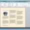 How To Make A Tri Fold Brochure In Microsoft® Word 2007 With Ms Word Brochure Template