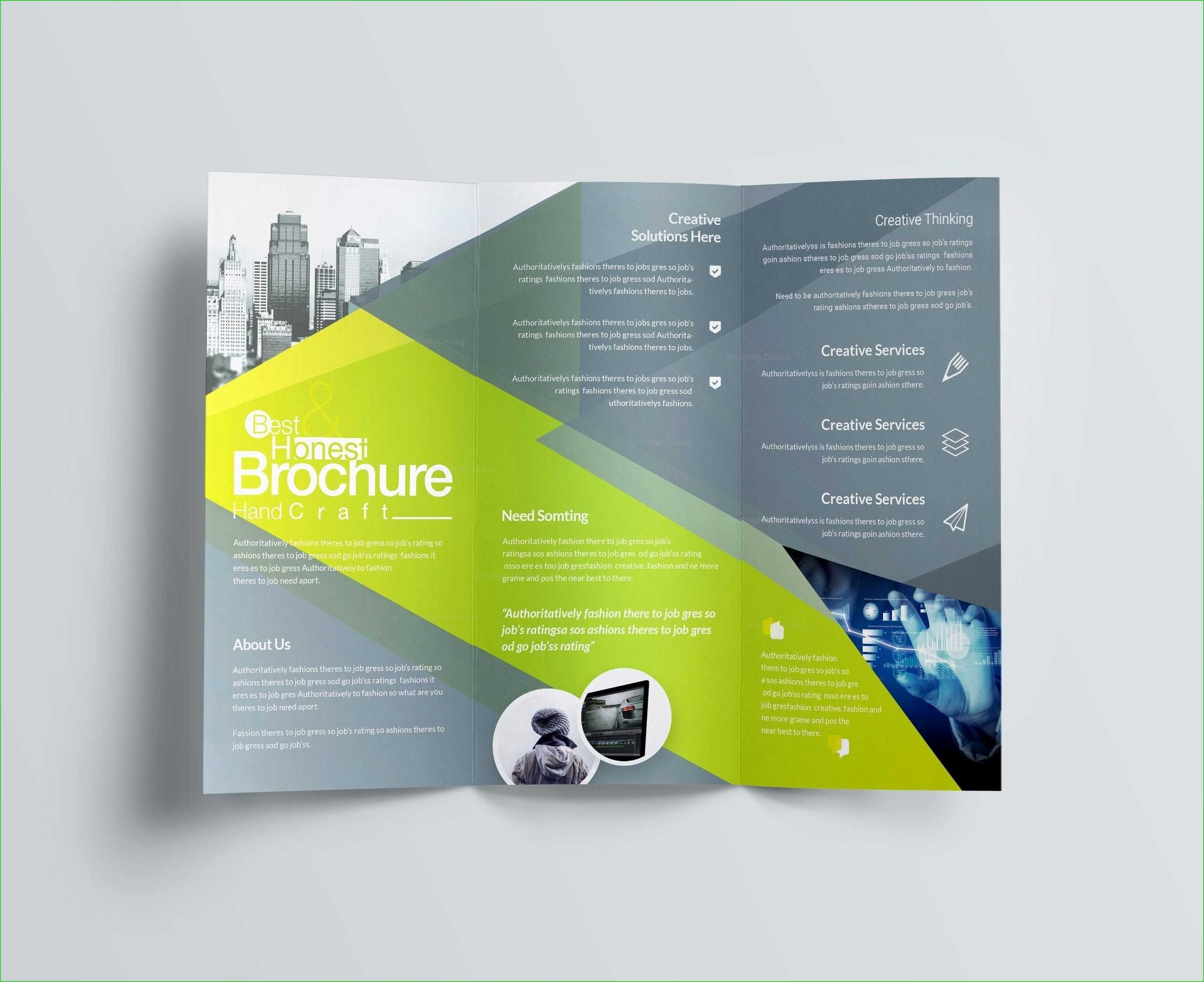 How To Make A Trifold Brochure In Powerpoint – Carlynstudio For Double Sided Tri Fold Brochure Template