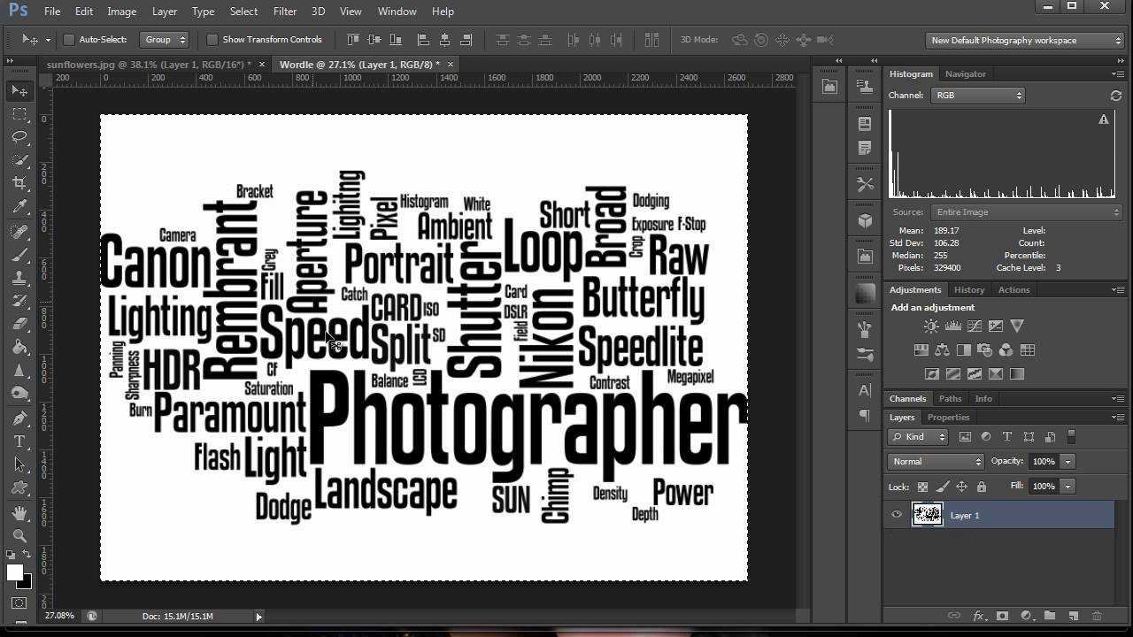 How To Make A Word Cloud In Photoshop With Regard To Free Word Collage Template