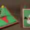 How To Make Diy Pop Up Christmas Card With Tree And Snowman In Diy Christmas Card Templates