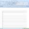 How To Make Lined Paper In Word 2007: 4 Steps (With Pictures) Regarding Ruled Paper Template Word