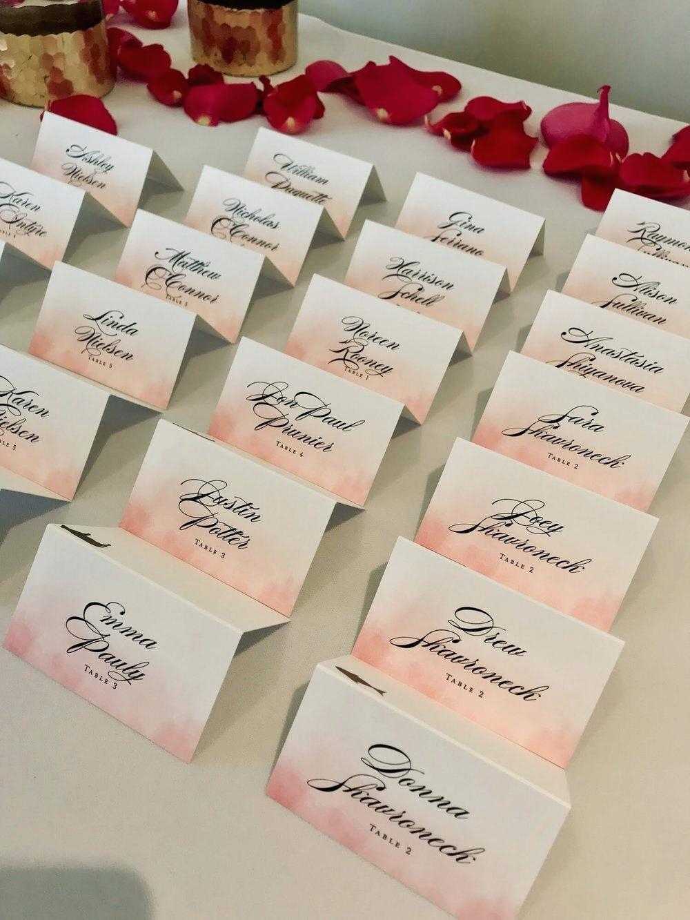 How To Make Place Cards Regarding Michaels Place Card Template