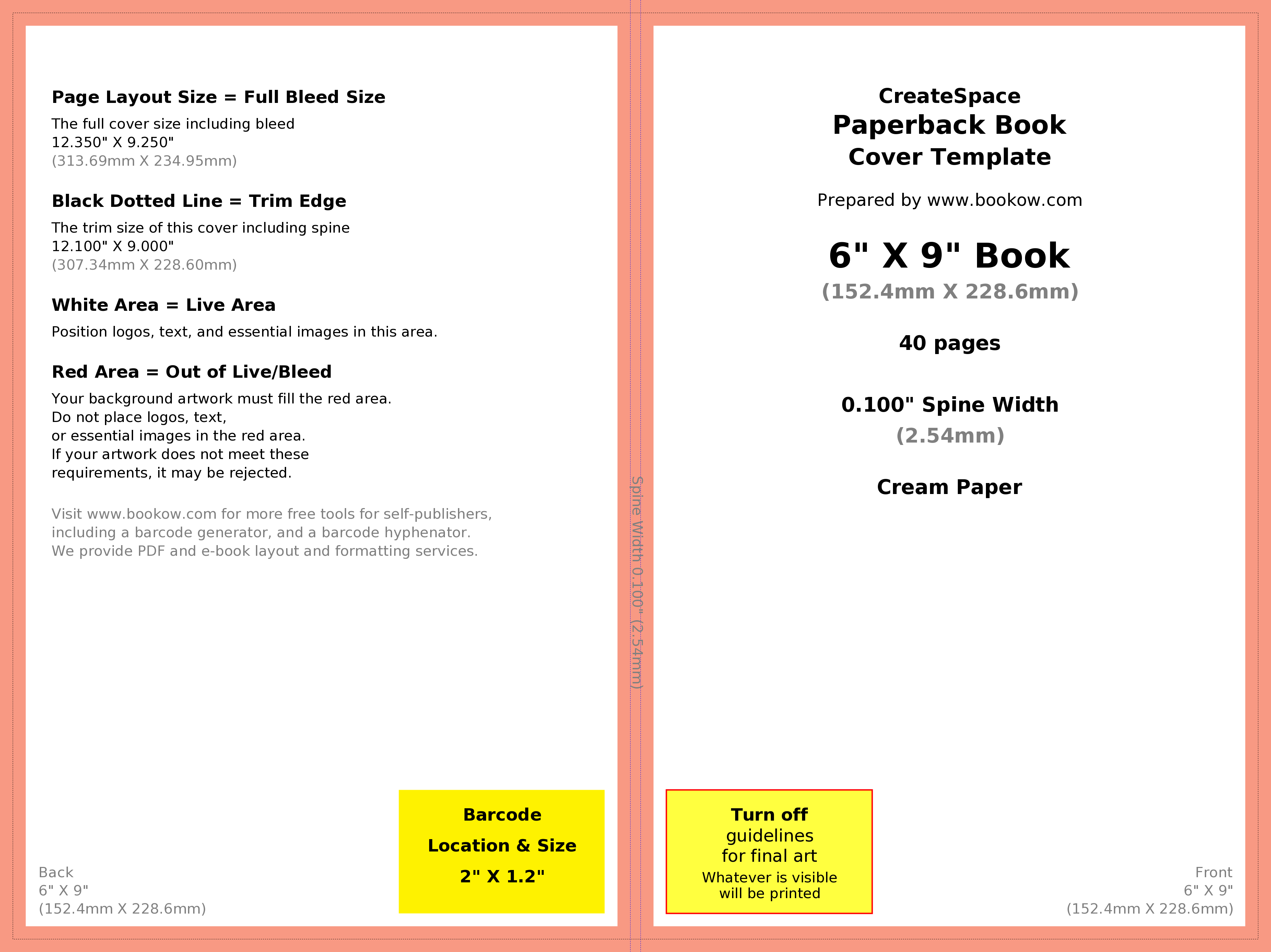 How To Make Your Book's Print Cover Using Microsoft Pertaining To How To Create A Book Template In Word