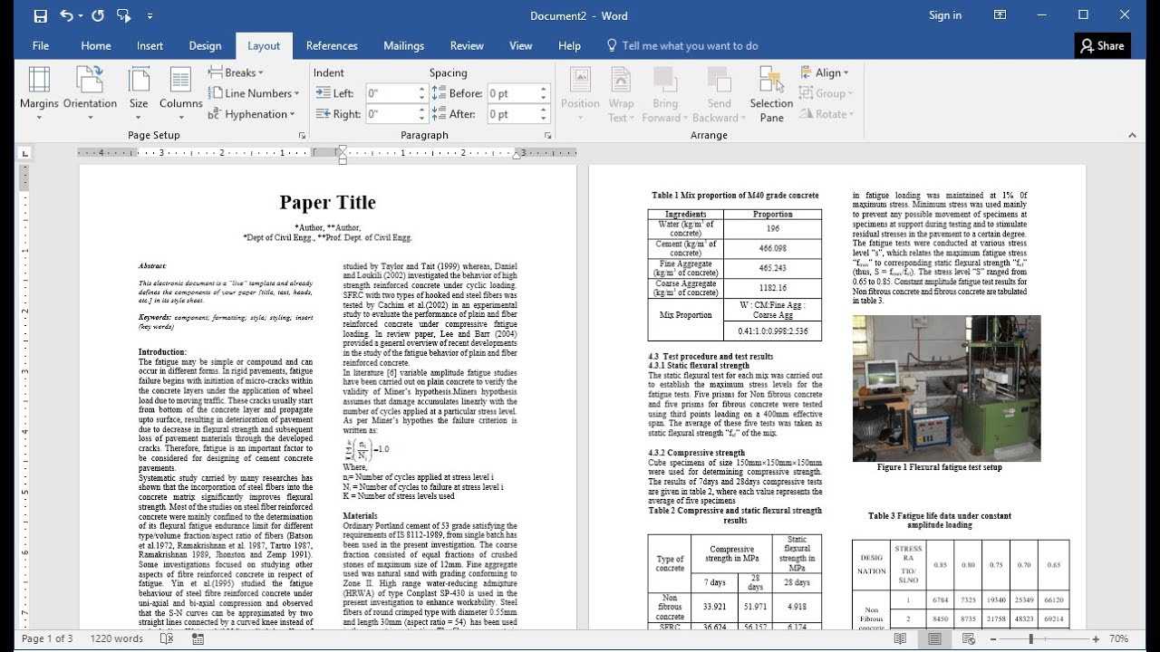 How To Prepare Research Paper For Publication In Ms Word (Easy) In Scientific Paper Template Word 2010