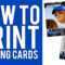 How To Print Custom Trading Cards Tutorial Pertaining To Custom Baseball Cards Template