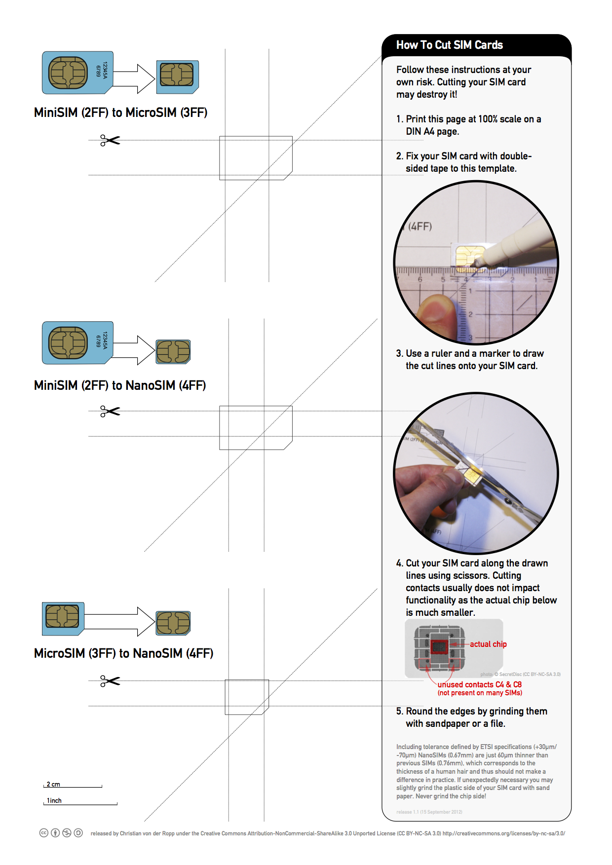 How To Resize A Sim Card Inside Sim Card Cutter Template