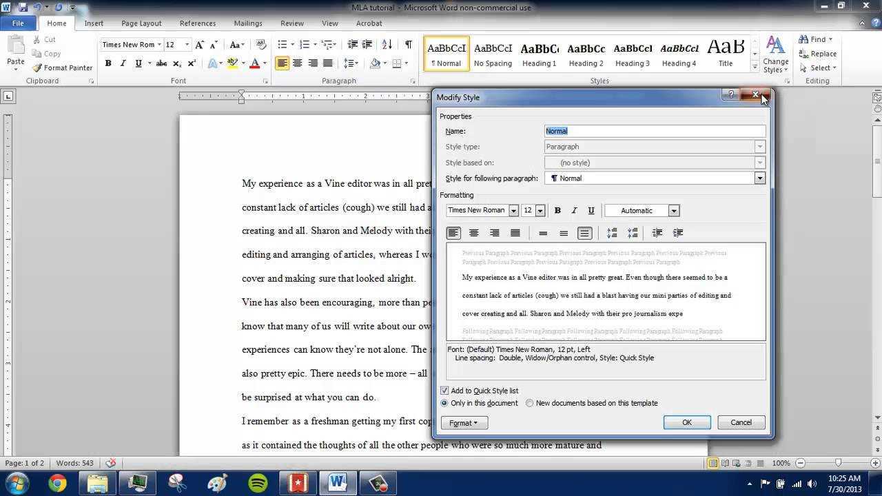 How To Save Mla Format In Microsoft Word for Mla Format Word Template How To Save Mla Format In Microsoft Word For Mla Format Word Template