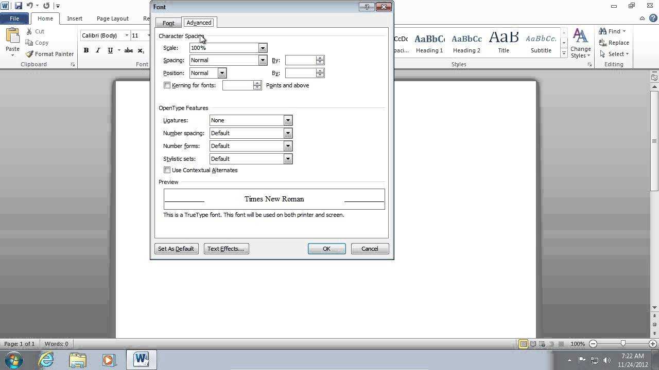 How To Set Default Font In Word 2010 Pertaining To Change The Normal Template In Word 2010