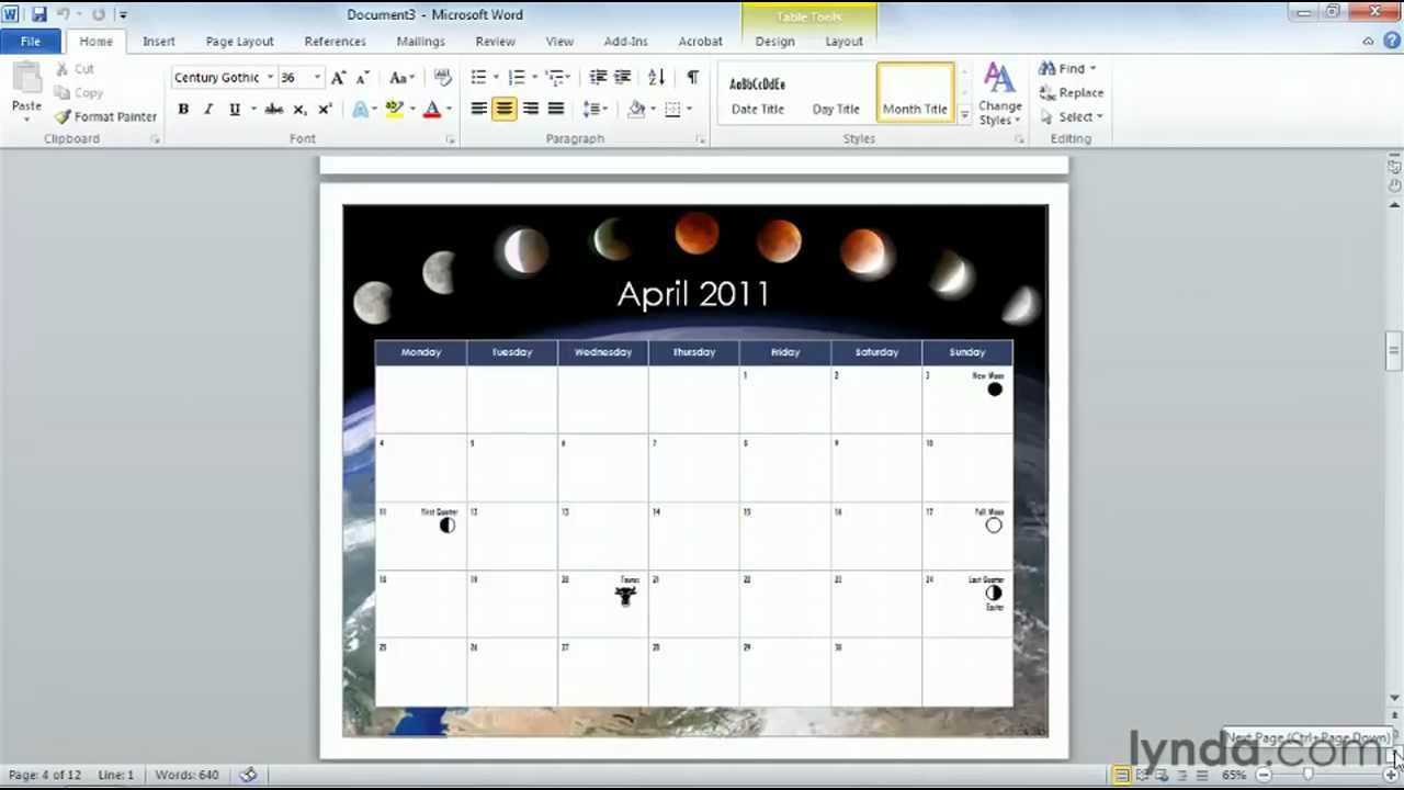 How To Use Microsoft Word Templates | Lynda Tutorial Inside How To Use Templates In Word 2010