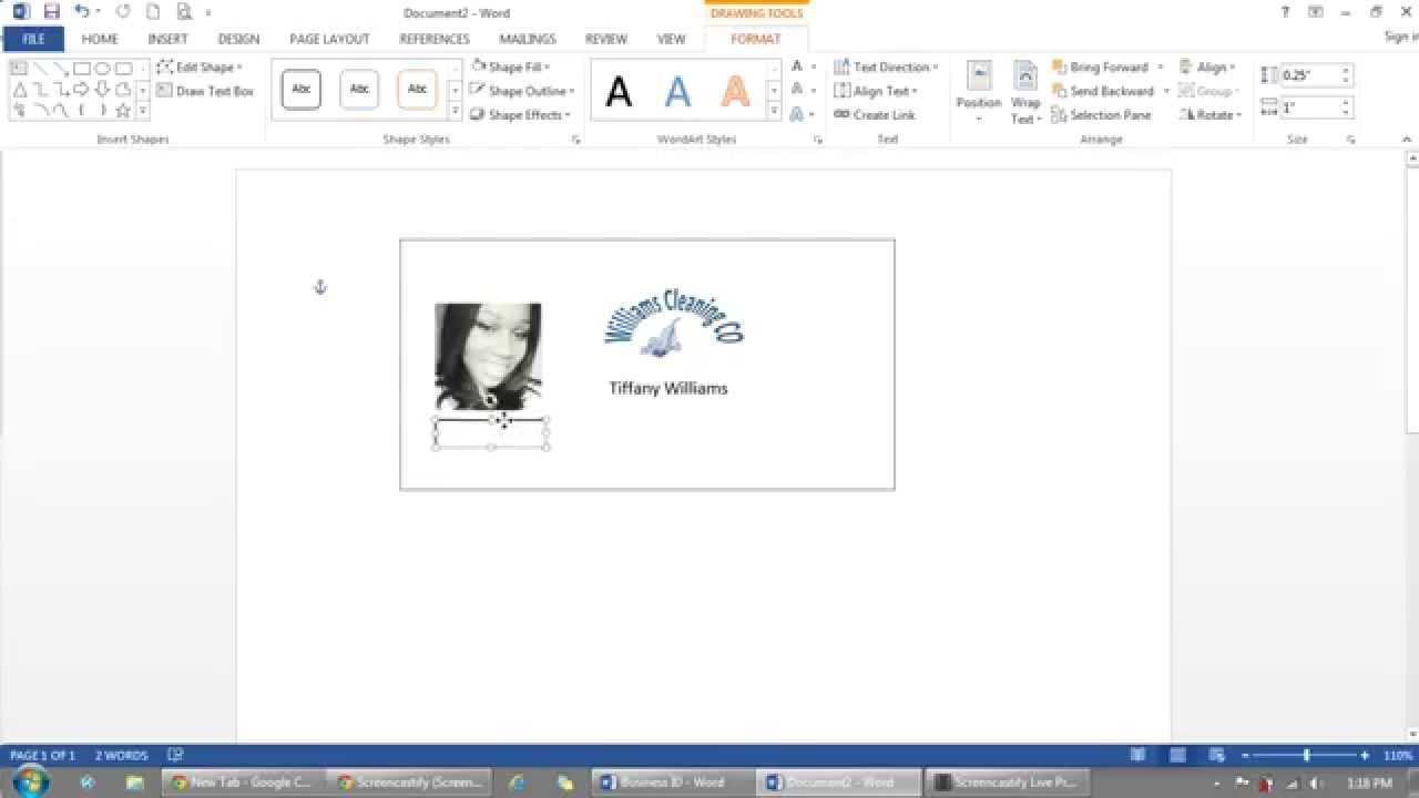 How To Use Microsoft Word To Make Id Badges In Id Card Template For Microsoft Word