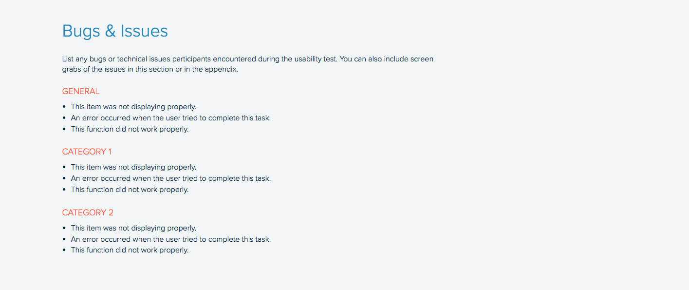 How To Write A Usability Testing Report (With Samples In Usability Test Report Template