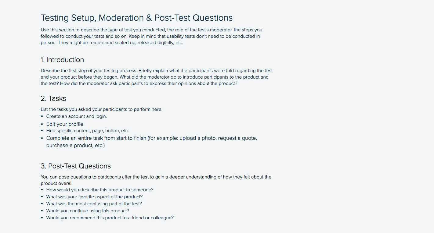 How To Write A Usability Testing Report (With Samples Inside Usability Test Report Template