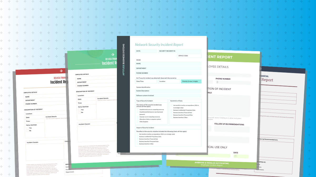 How To Write An Effective Incident Report [Examples + Intended For Good Report Templates