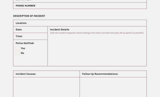 How To Write An Effective Incident Report [Examples + throughout Serious Incident Report Template