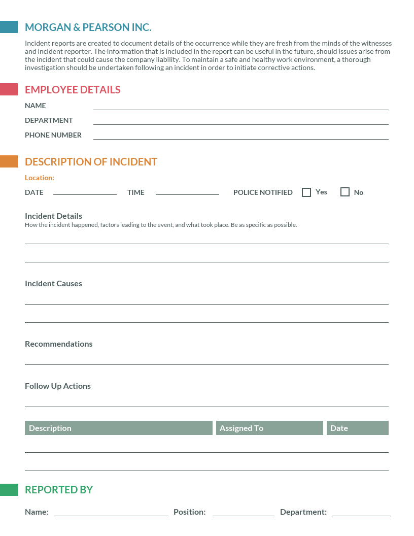 How To Write An Effective Incident Report [Examples + With Serious Incident Report Template