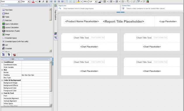 Ibm Business Analytics Proven Practices: How To Implement A inside Cognos Report Design Document Template