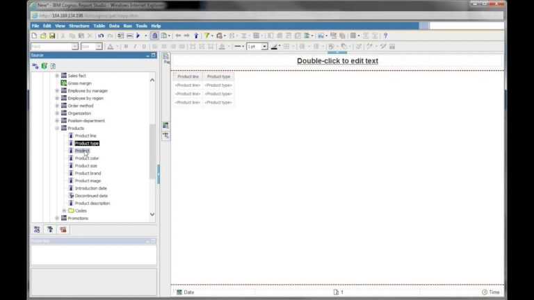 Ibm Cognos Report Studio: Using Predefined Templates To Create A Report