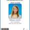 Id Card Designs | Identity Card Design, Id Card Template Intended For College Id Card Template Psd