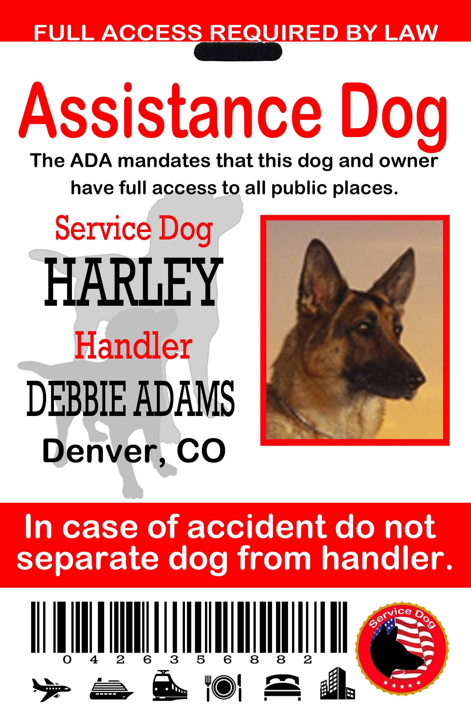 Id Tags Usa : Zen Cart!, The Art Of E Commerce Intended For Service Dog Certificate Template