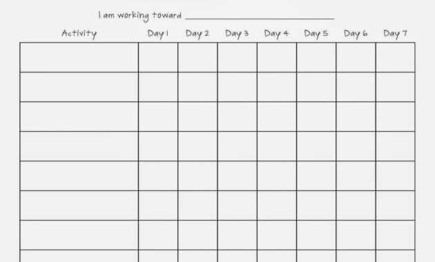 Image Result For Blank Sticker Charts | Eli | Reward Chart pertaining to Blank Reward Chart Template