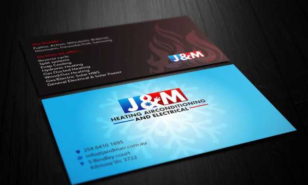 Image Result For Business Card Ideas For Hvac And Electrical inside Hvac Business Card Template