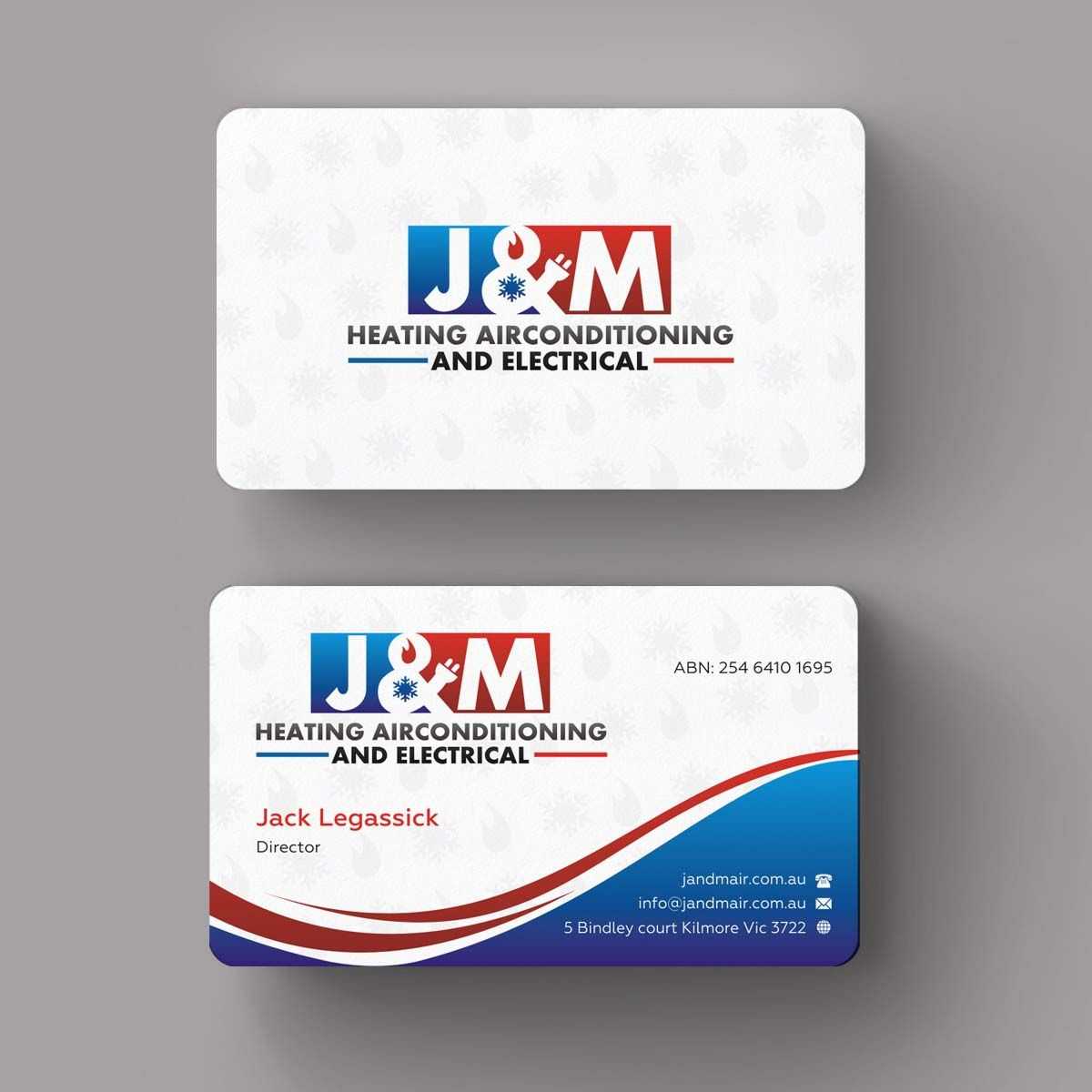 Image Result For Business Card Ideas For Hvac And Electrical With Hvac Business Card Template