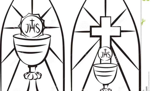 Image Result For Stain Glass First Communion Banner Template with First Communion Banner Templates