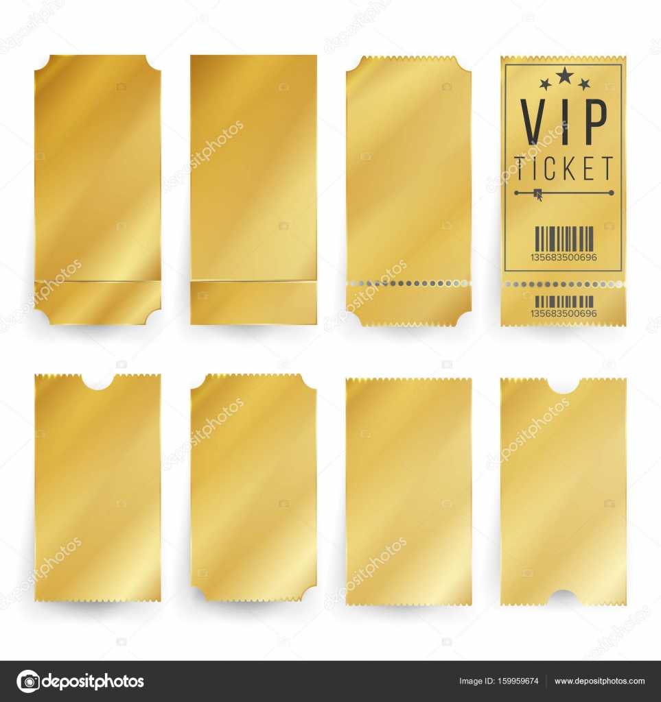 Images: Blank Golden Ticket Template | Vip Ticket Template Inside Blank Train Ticket Template