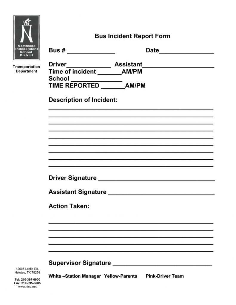 Impressive Accident Reporting Form Template Ideas School Throughout School Incident Report Template