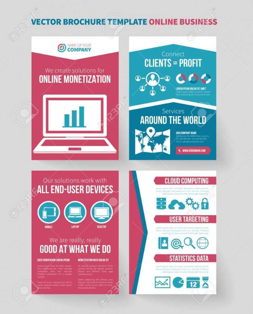 Impressive Free Online Brochure Templates Template Ideas Regarding Online Brochure Template Free