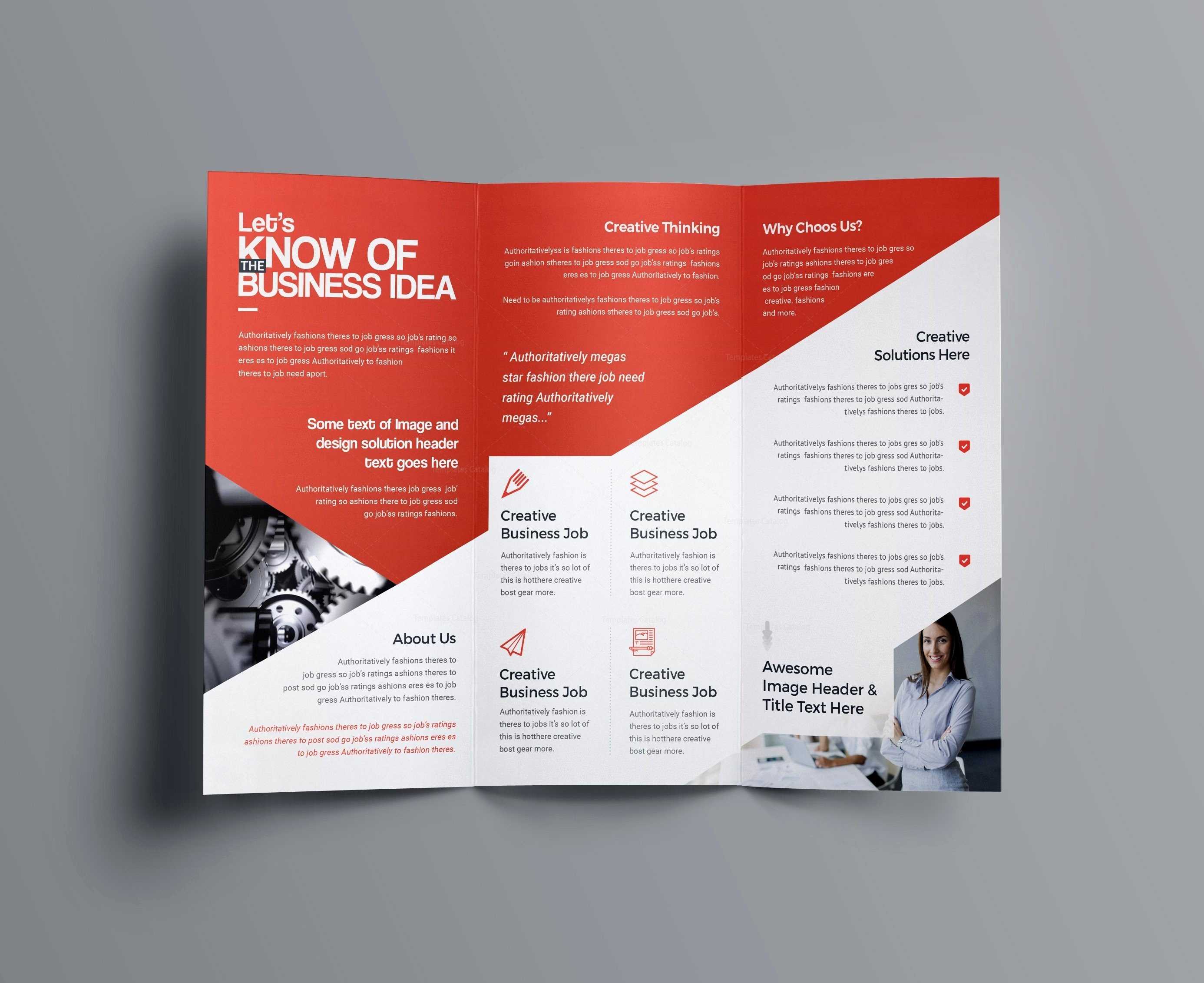 Indesign Bi Fold Brochure Template Free A4 Bifold Download With Open Office Brochure Template