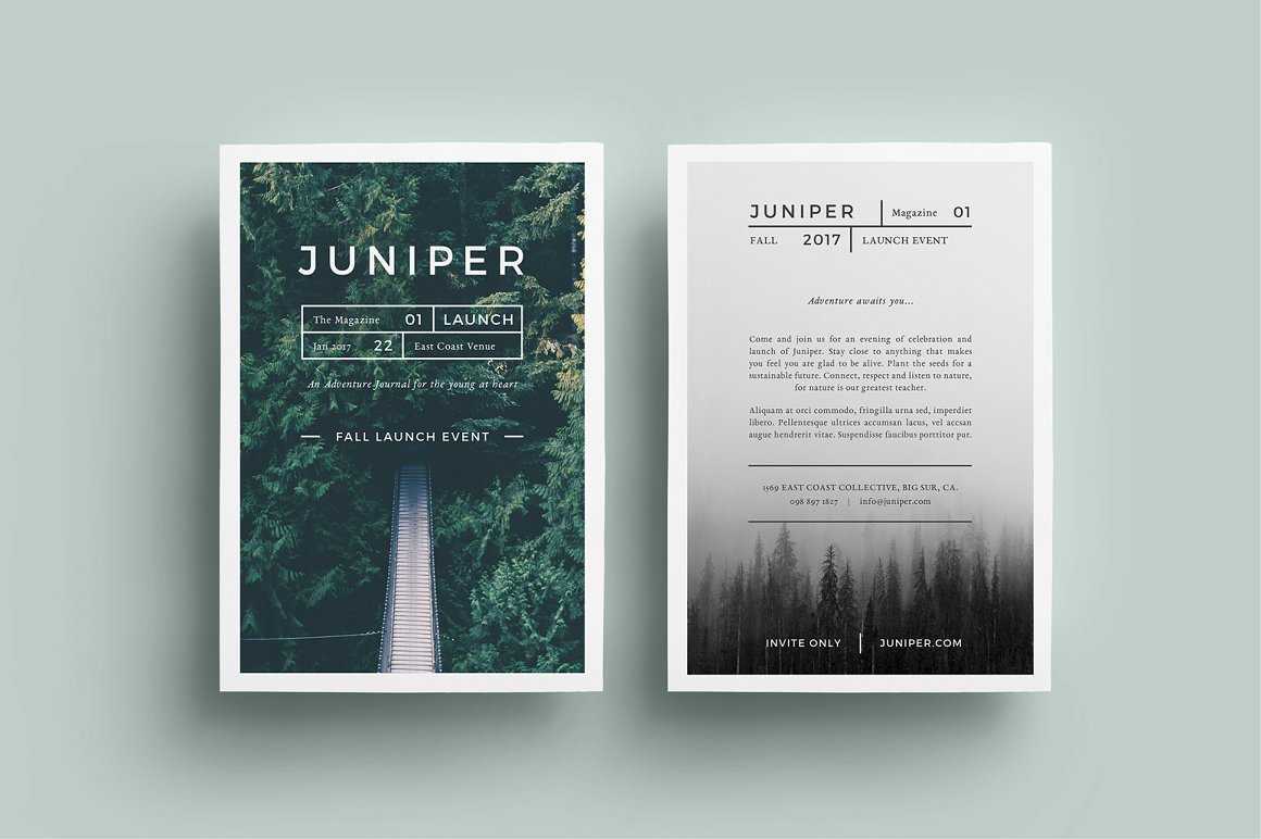 Indesign Flyer Templates: Top 50 Indd Flyers For 2018 With Adobe Indesign Brochure Templates