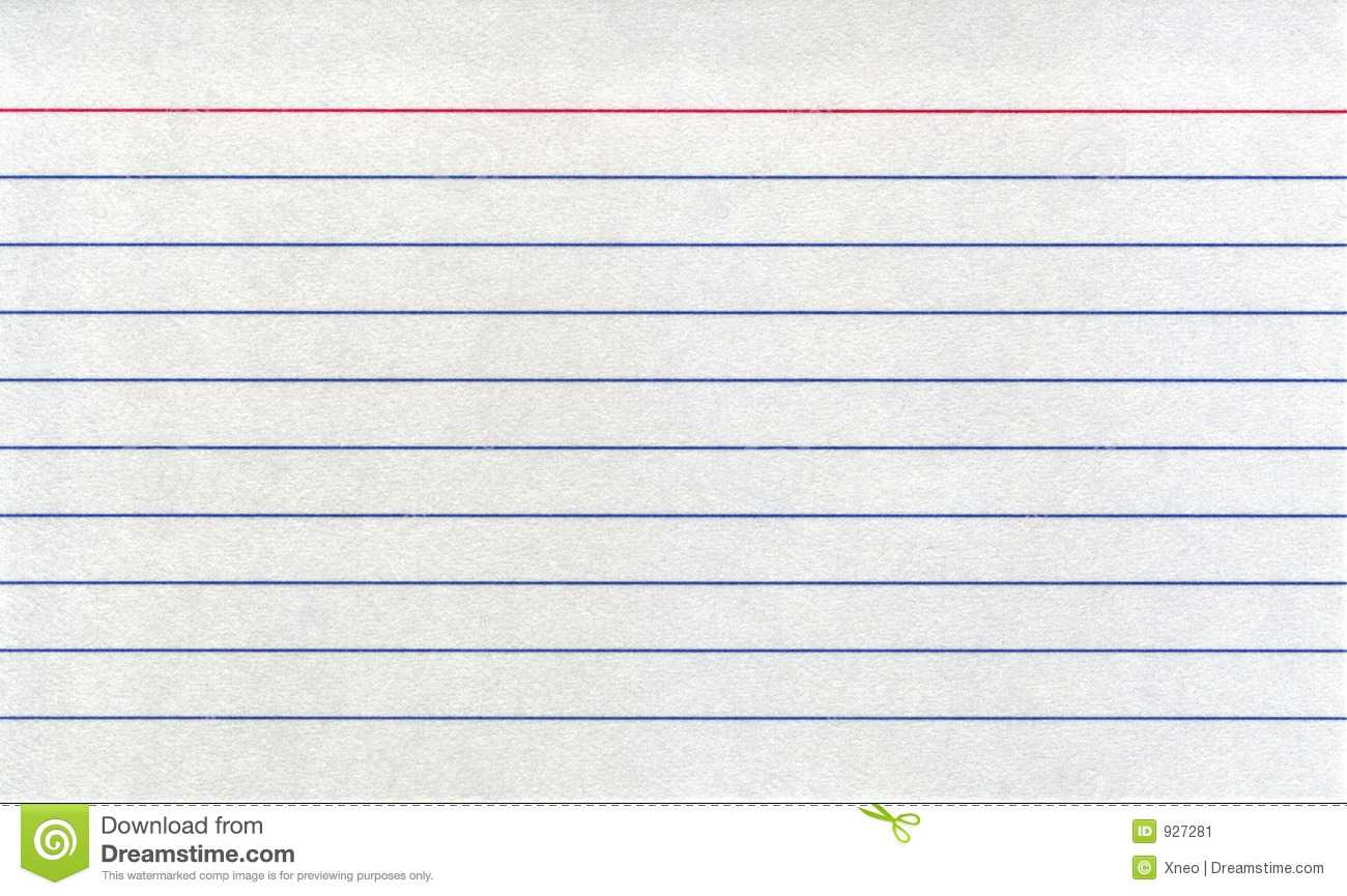 Index Card Stock Image. Image Of Catalog, Postcard Within Blank Index Card Template
