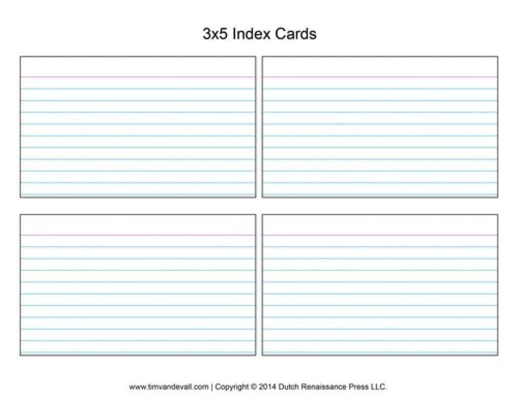 Index Card Template | Index Cards, Note Card Template Intended For 4X6 Note Card Template Word