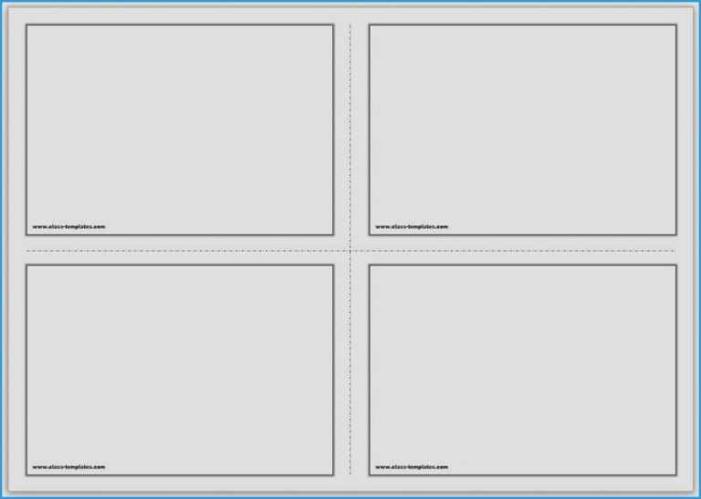 Blank Index Card Template