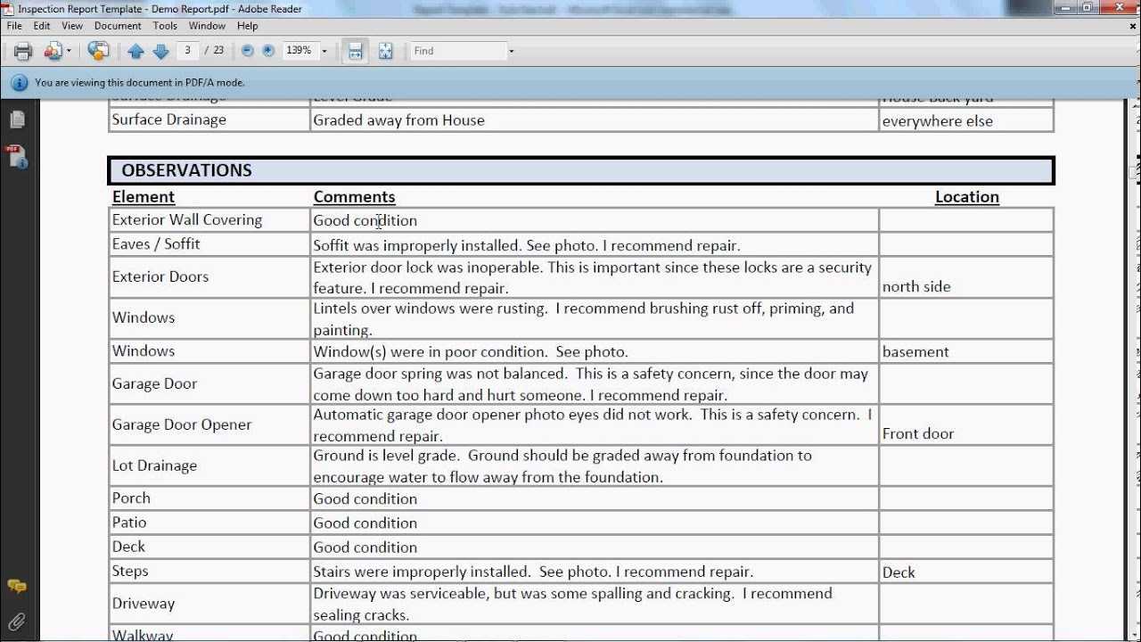 Inspection Report Template – Final Report Pertaining To Welding Inspection Report Template