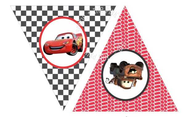 Instant Download - Printable Cars Themed Happy Birthday throughout Cars Birthday Banner Template