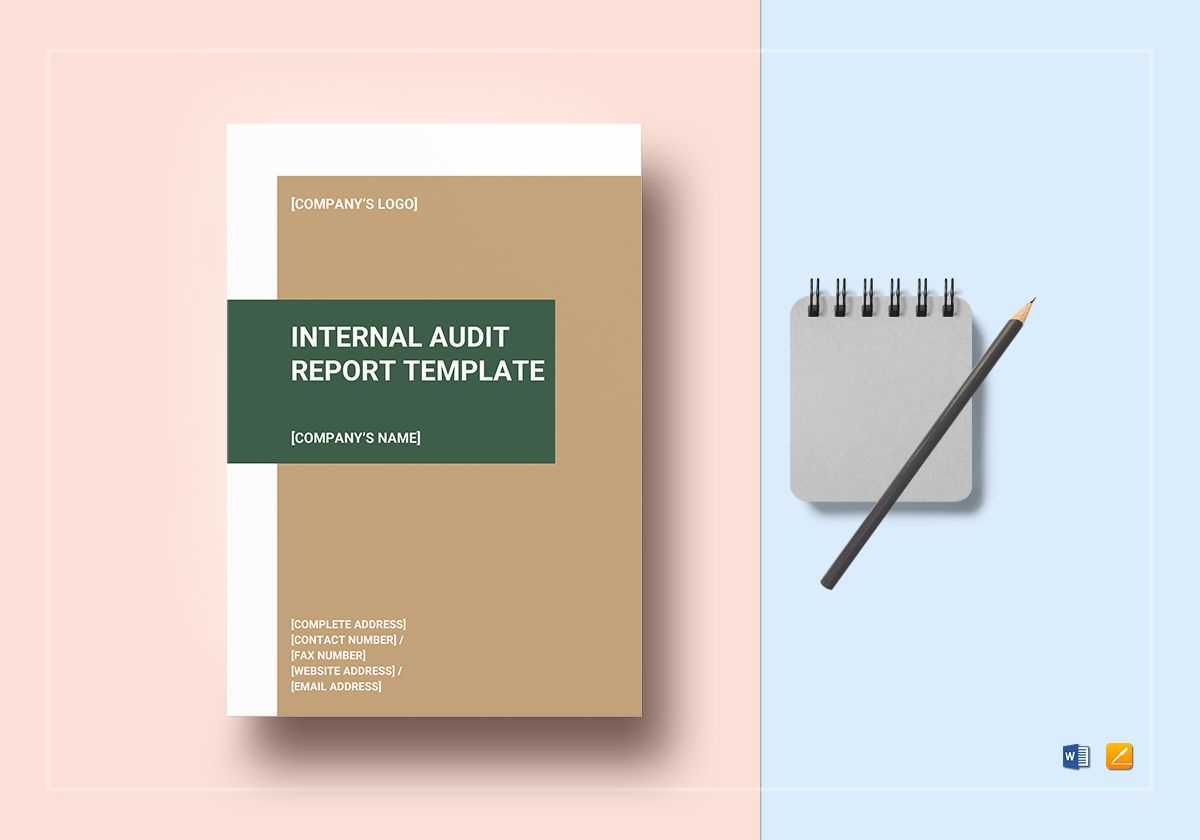 Internal Audit Report Template Within It Audit Report Template Word